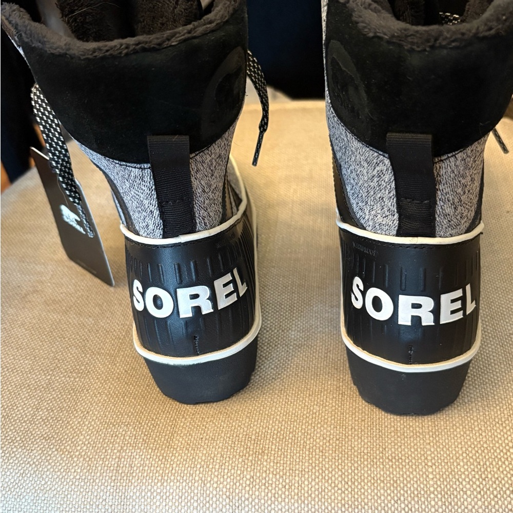 Sorel Black and Gray Winter Boots